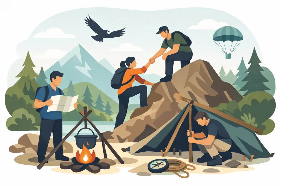 Die besten Survival Übungen für Teams