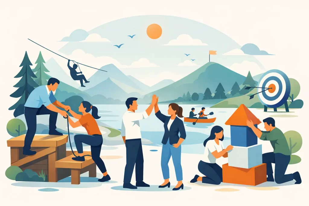 Teambuilding Outdoor für Firmen mit Wirkung