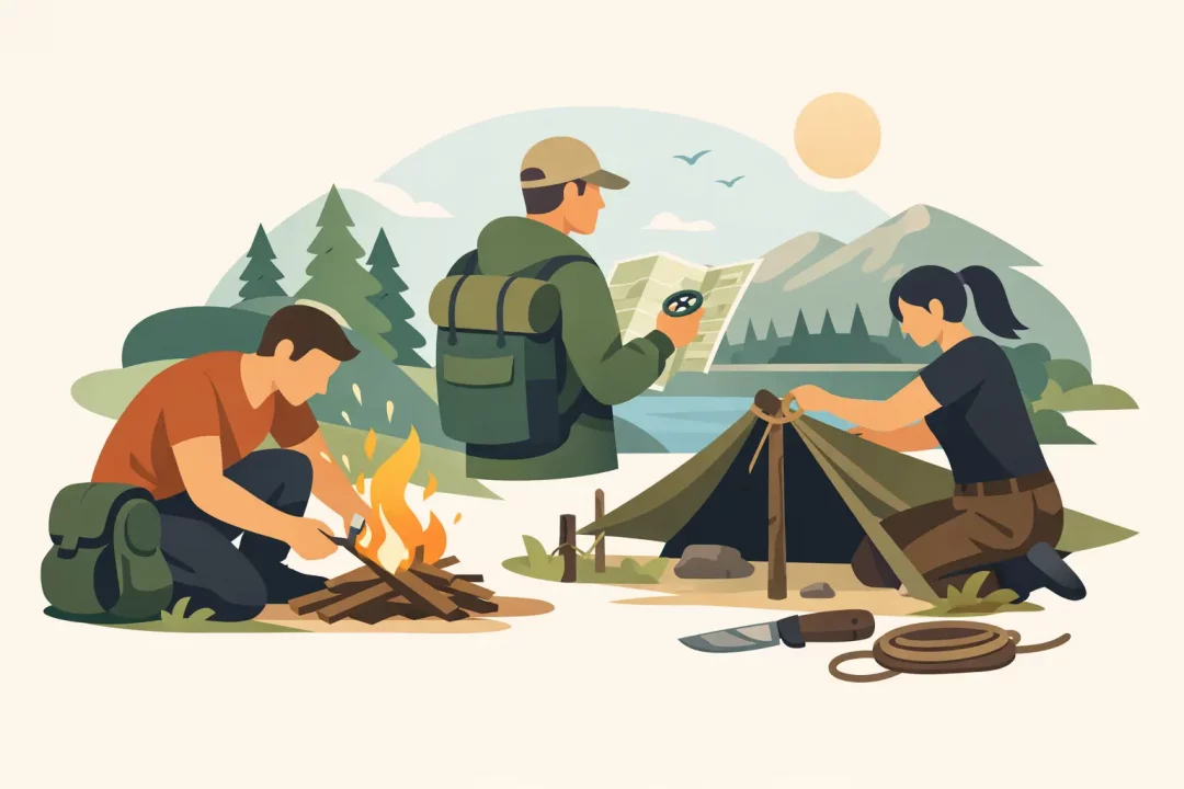 Was lernt man im Survivalcamp wirklich?