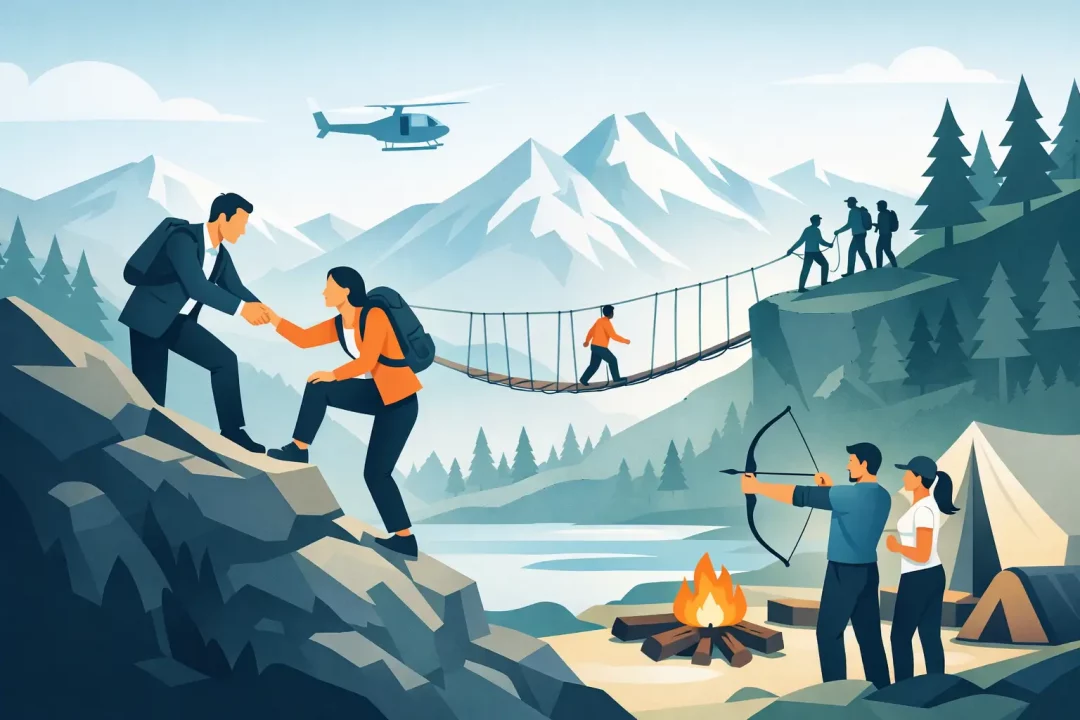 Leitfaden für Survival-Firmenevents in Tirol