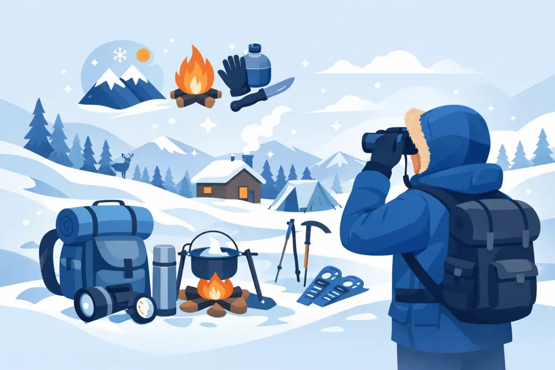 Wie bereitet man sich auf Winter Survival vor?
