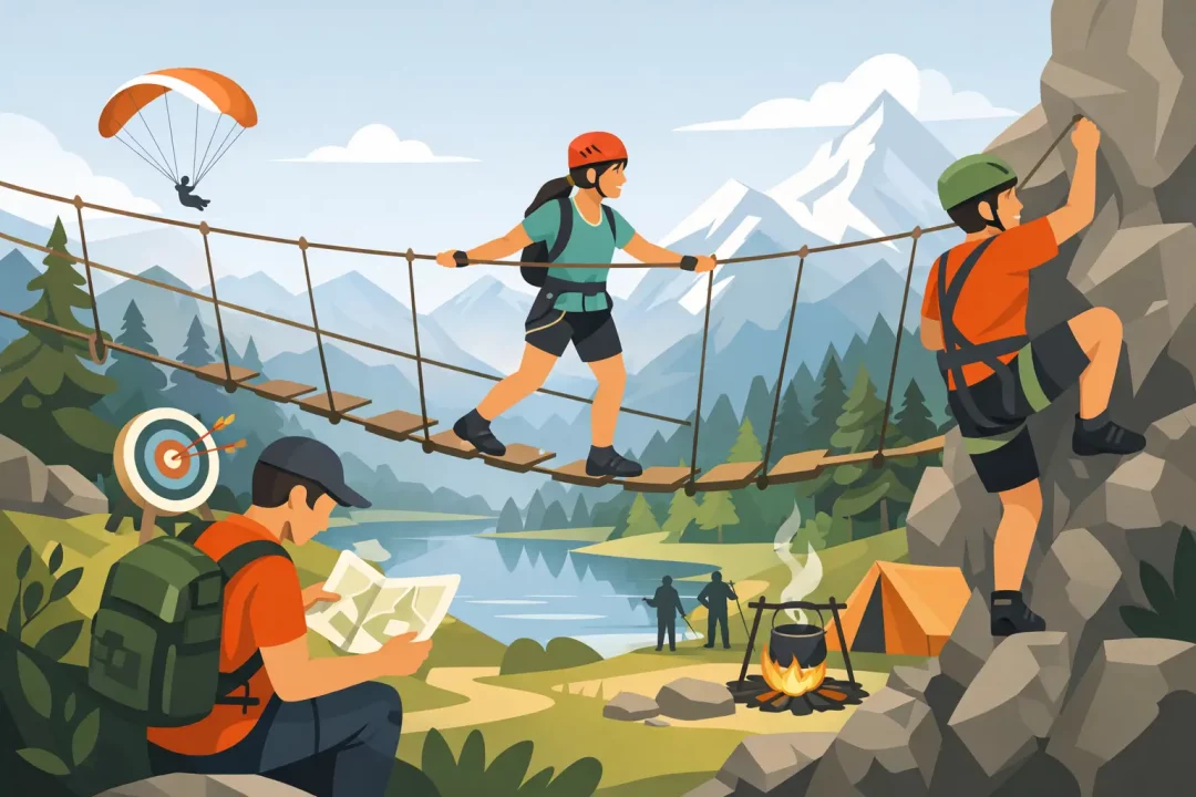 Wie läuft ein Schul-Survival-Tag in Tirol ab?