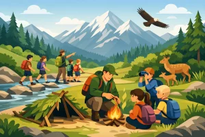 Mehr über den Artikel erfahren Wildnis Programm für Schulklassen in Tirol