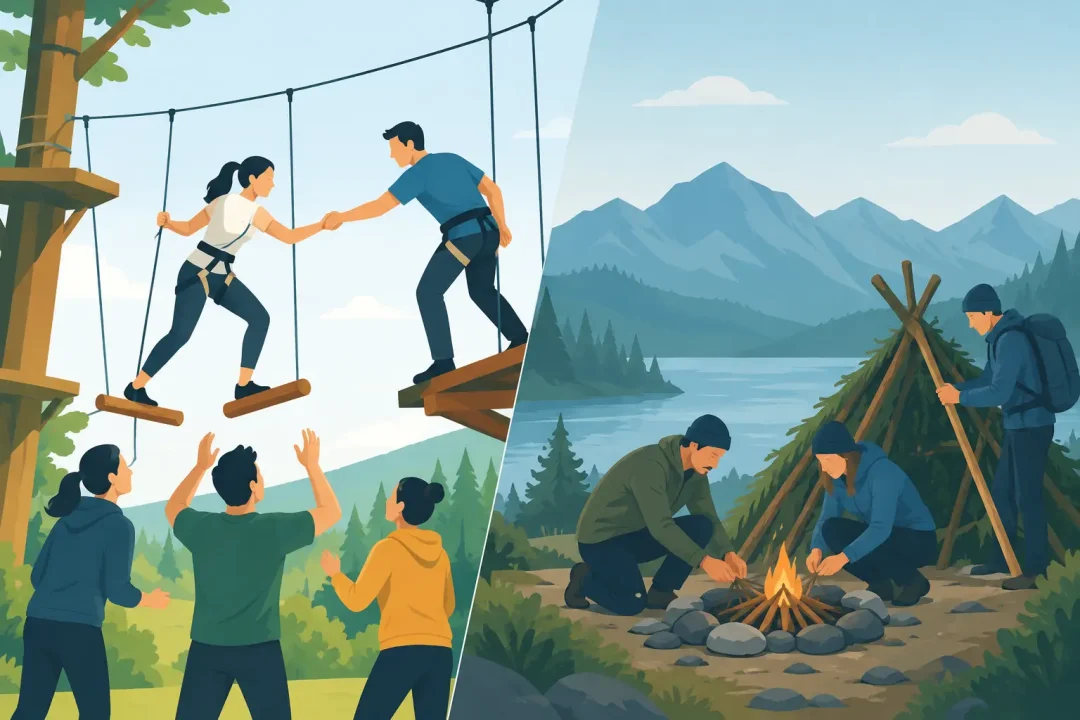 Erlebnispädagogik versus Survivaltraining